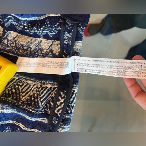 Zara Blue Pattern Mini Skirt - Picture 10 of 13